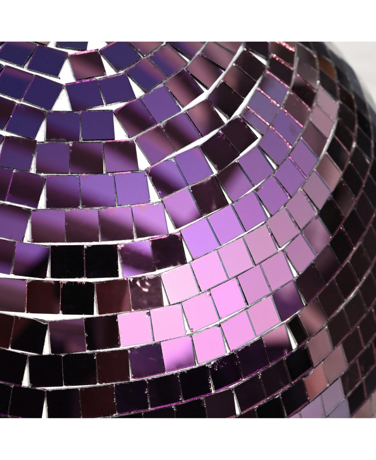 Yescom 16" Large Disco Ball with Motor and Light 6RPM Rotator & 2PCS 3W Rgb Spotlights for 70s 80s Party Dj Bands Club Event Purple