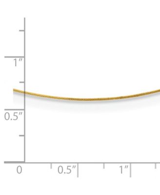 Solid 18K Yellow Gold Twisted Cable Collar Necklace 16 Inch or 18 Inch 0.5mm Wide Collar Necklace