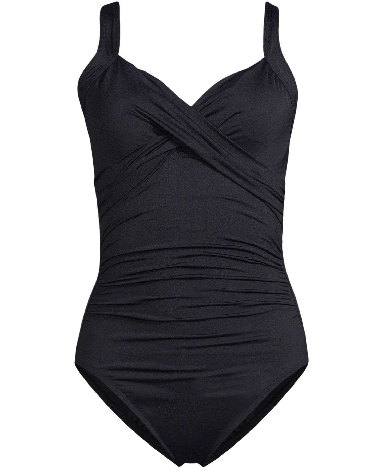 Plus Size Sweetheart Underwire Wrap One Piece Swimsuit