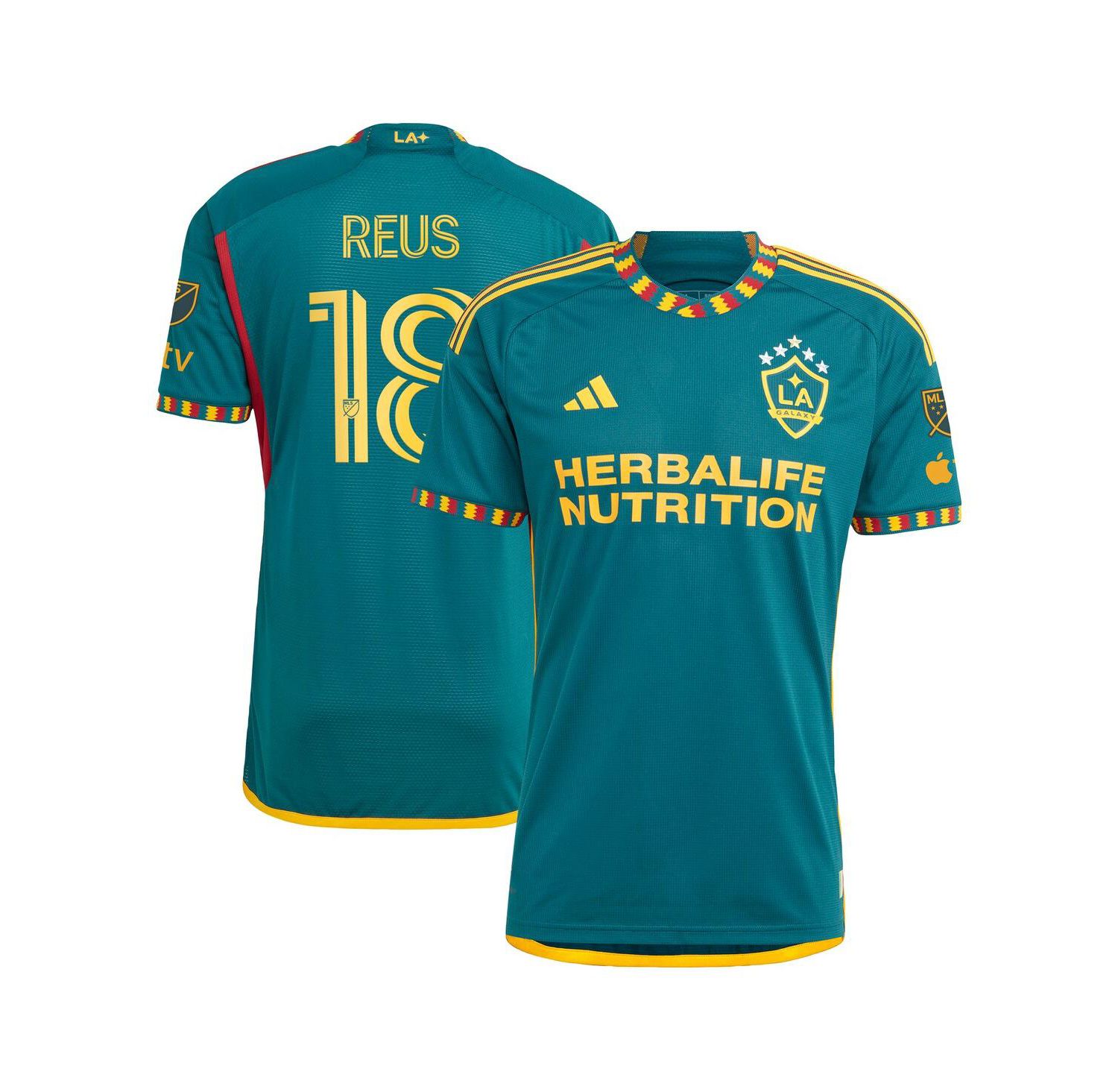 Men's Marco Reus Green LA Galaxy 2024 LA Kit Authentic Player Jersey