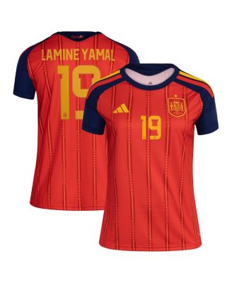 Women's Lamine Yamal Red Spain National Team 2026 Home Replica Jersey