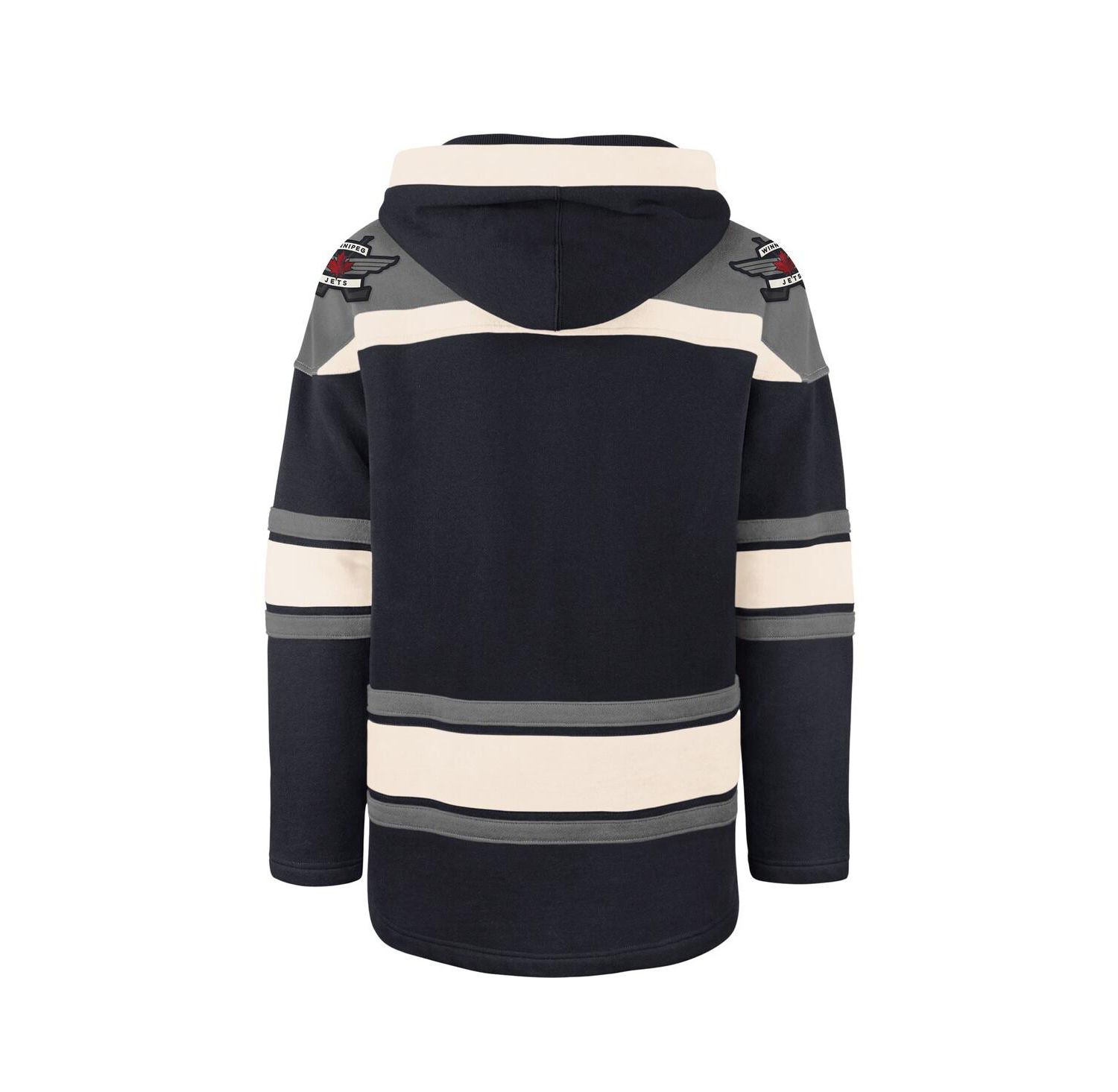 Men's Navy Winnipeg Jets Superior Lacer Hoodie