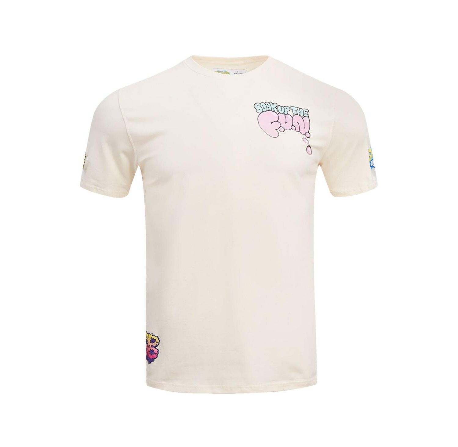 Men's Natural SpongeBob SquarePants Soak Up The Fun T-Shirt