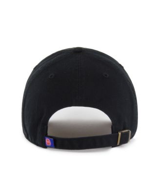 Men's Black Detroit Pistons Clean Up Adjustable Hat