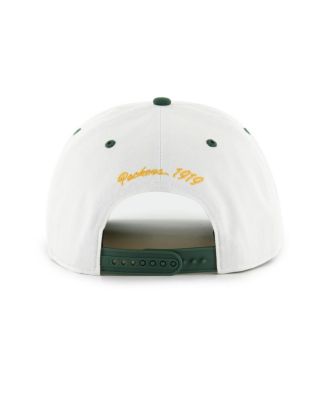 Men's White Green Bay Packers Soar Relaxed Hitch Adjustable Hat
