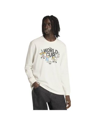 Men's White FIFA World Cup Historic Mascot Long Sleeve T-Shirt