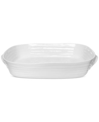 Portmeirion Sophie Conran Serveware Collection Large Handled Rectangular Roasting Dish - Macy's