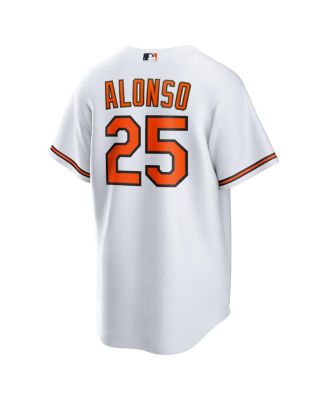 Men's Pete Alonso White Baltimore Orioles Home Replica Jersey