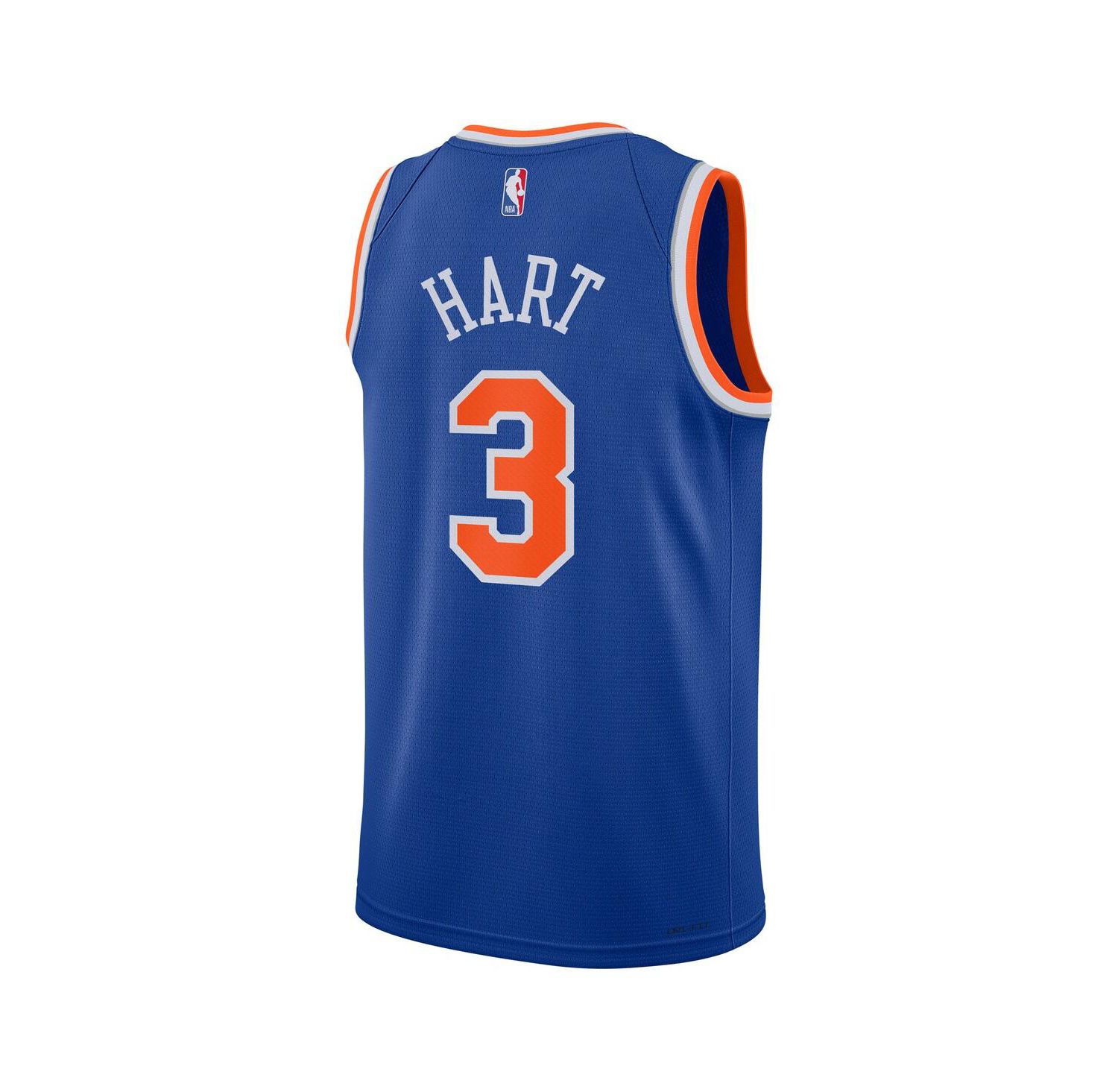 Big Boys and Girls Josh Hart Blue New York Knicks Swingman Jersey - Icon Edition