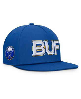 Men's Royal Buffalo Sabres Authentic Pro Rink Team Code Snapback Hat