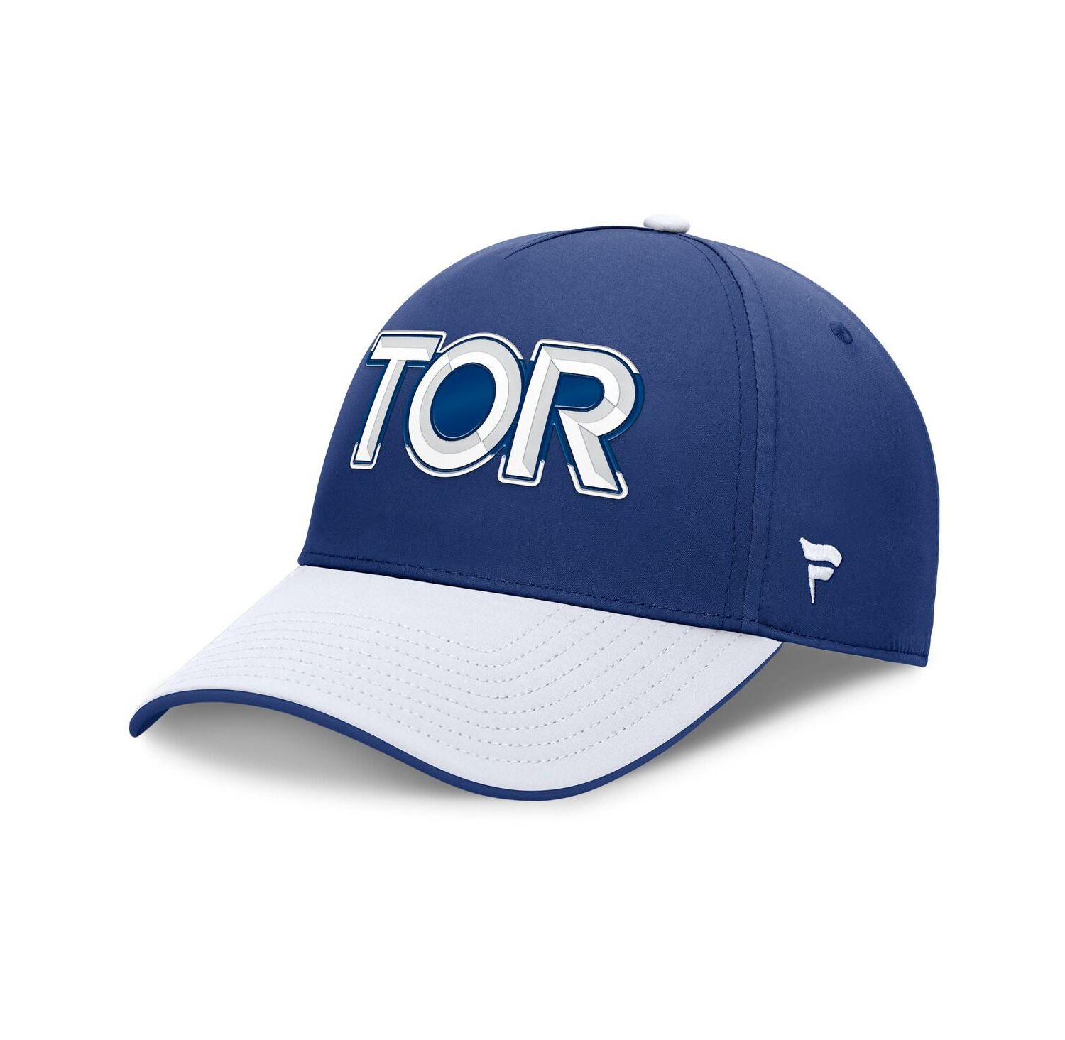 Men's Blue/White Toronto Maple Leaf's Authentic Pro Rink Team Code Flex Hat