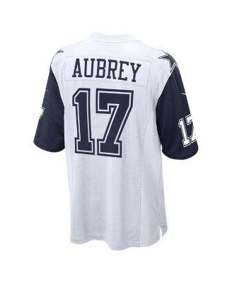 Men's Brandon Aubrey White Dallas Cowboys Alternate Game Jersey
