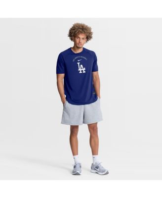 Men's Royal Los Angeles Dodgers Authentic Collection Batting Practice Pre-Game Raglan Dri-FIT T-Shirt