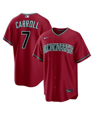 Men's Corbin Carroll Crimson Arizona Diamondbacks Alternate 2 Replica Jersey