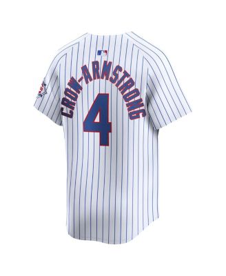 Men's Pete Crow-Armstrong White Chicago Cubs 150th Anniversary Limited Jersey