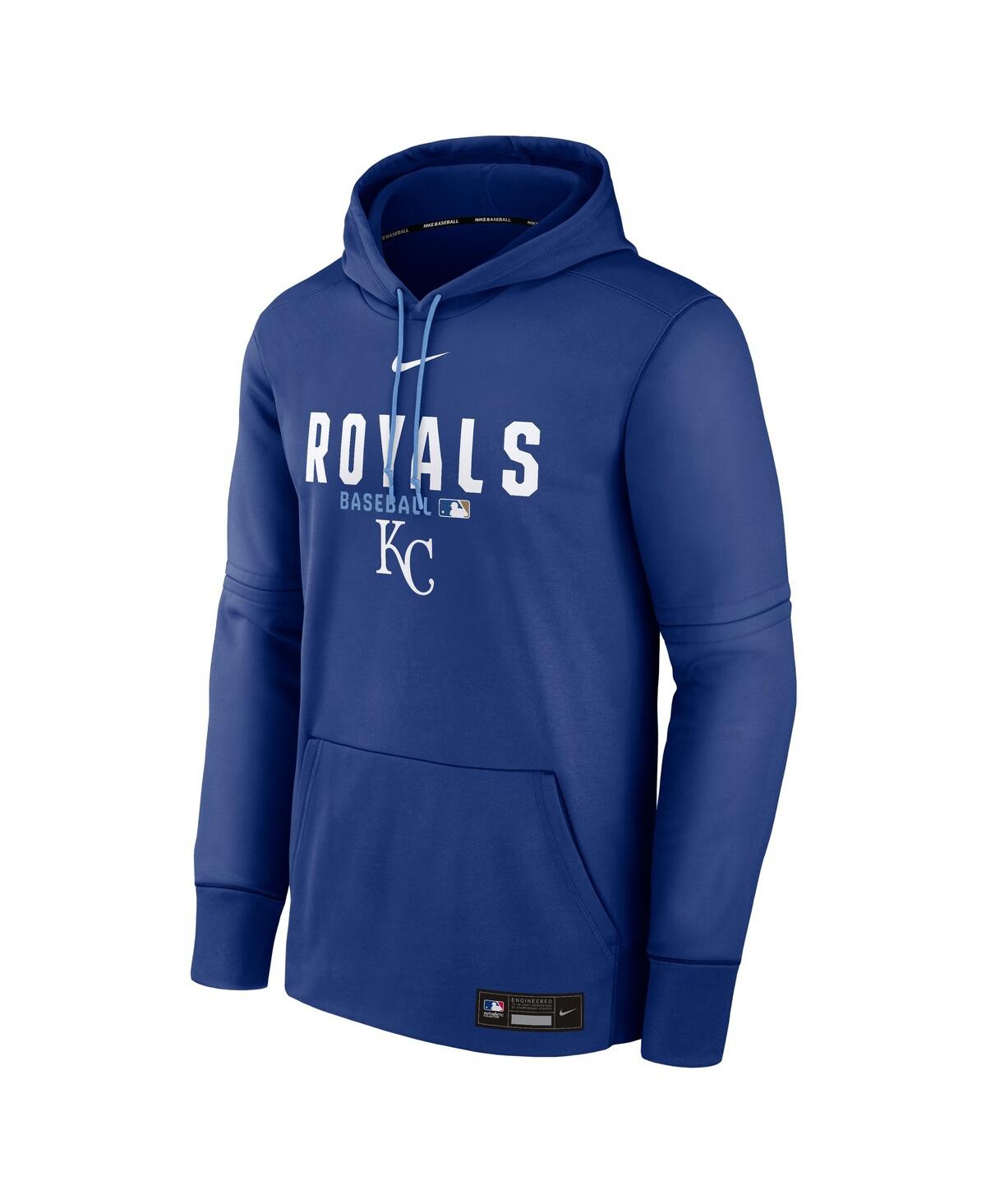 Nike Men's Royal Kansas City Royals Authentic Collection Therma-fit Hoodie