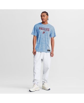 Men's Light Blue Philadelphia Phillies Authentic Collection Velocity Dri-FIT T-Shirt