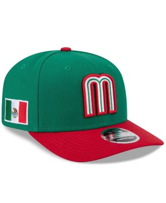 Men's Green/Red Mexico Baseball 2026 World Baseball Classic 9SEVENTY Adjustable Hat