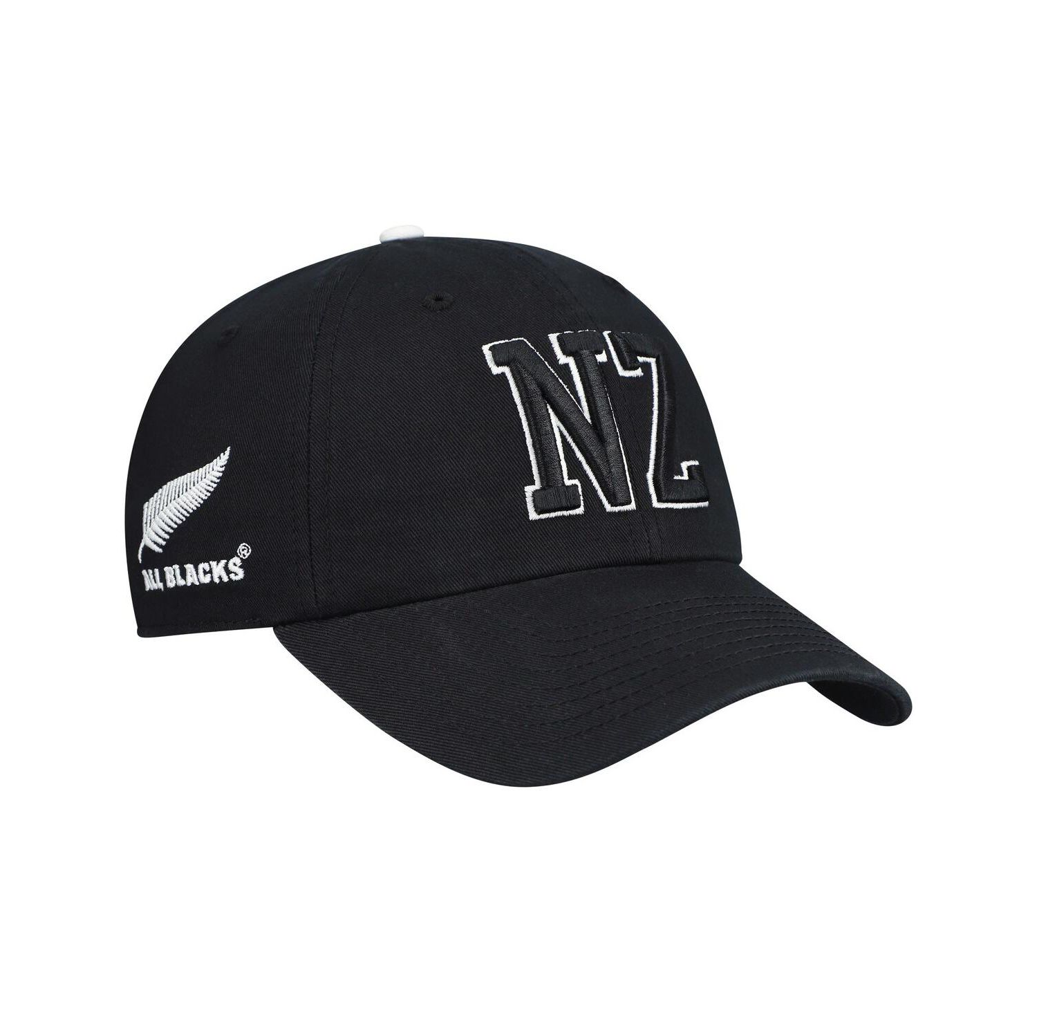 Men's Black All Blacks Generic Mass Clique Clean Up Adjustable Hat