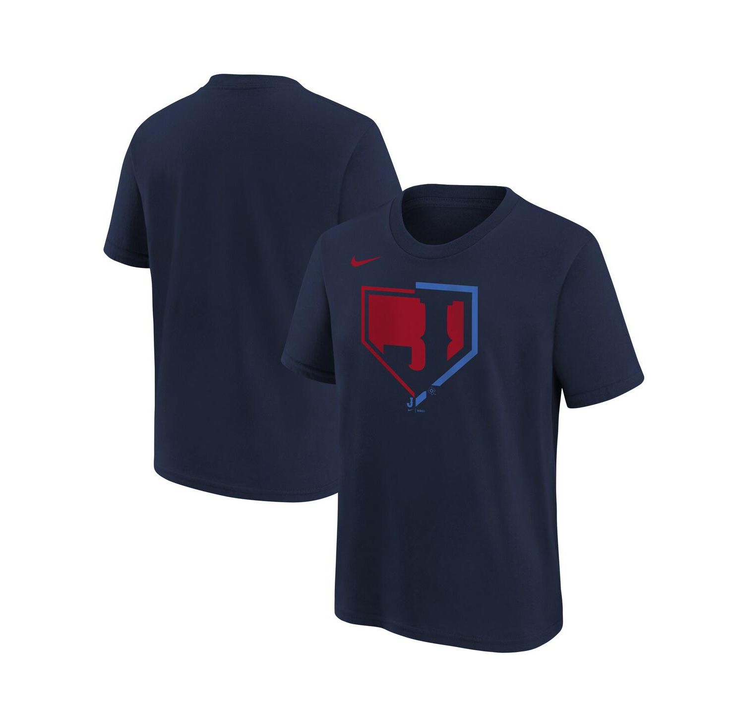 Big Boys and Girls Navy Japan Baseball 2026 World Baseball Classic Shield T-Shirt