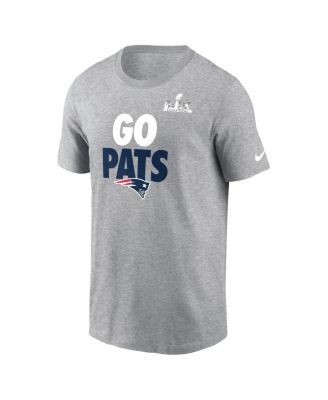 Men's Heather Gray New England Patriots Super Bowl LX Fast As Fast Gets T-Shirt