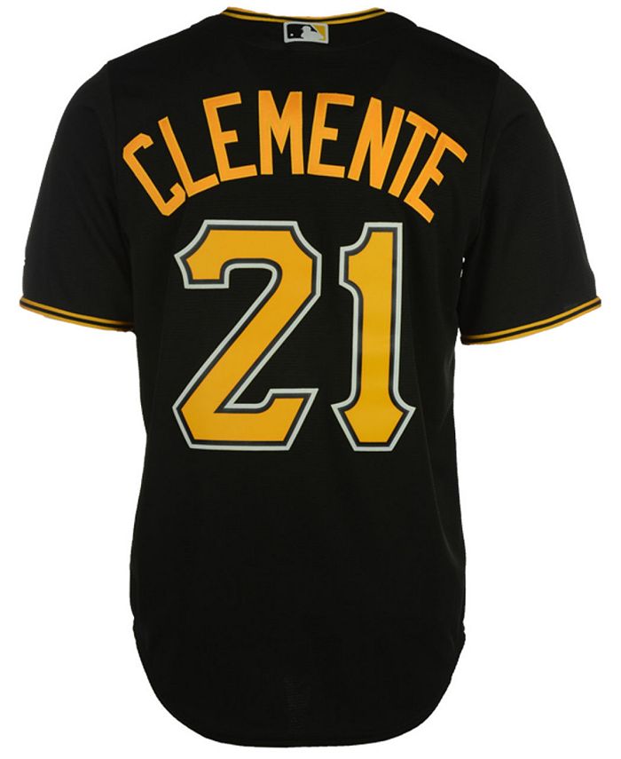 Roberto Clemente Pittsburgh Pirates Cooperstown White Home Men Throwback  Jersey