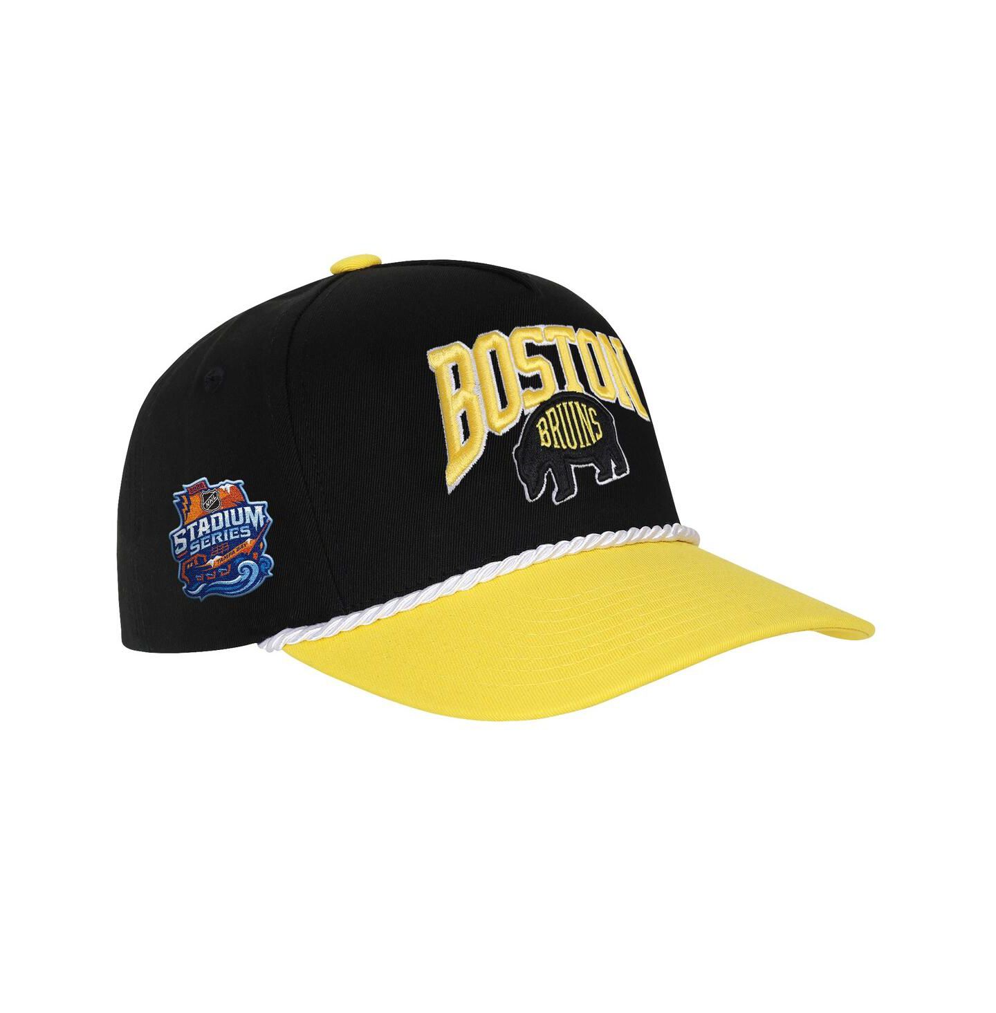 Детская кепка Fanatics Black Boston Bruins 2026 NHL Stadium Series Team A-Frame Adjustable Hat — фото 3