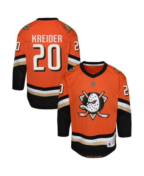 Детский топ Outerstuff Chris Kreider Orange Anaheim Ducks Home Replica Jersey