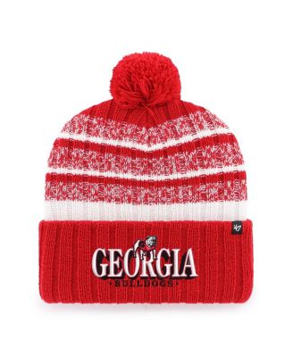 Men's Red Georgia Bulldogs Tavern Cuffed Knit Hat with Pom