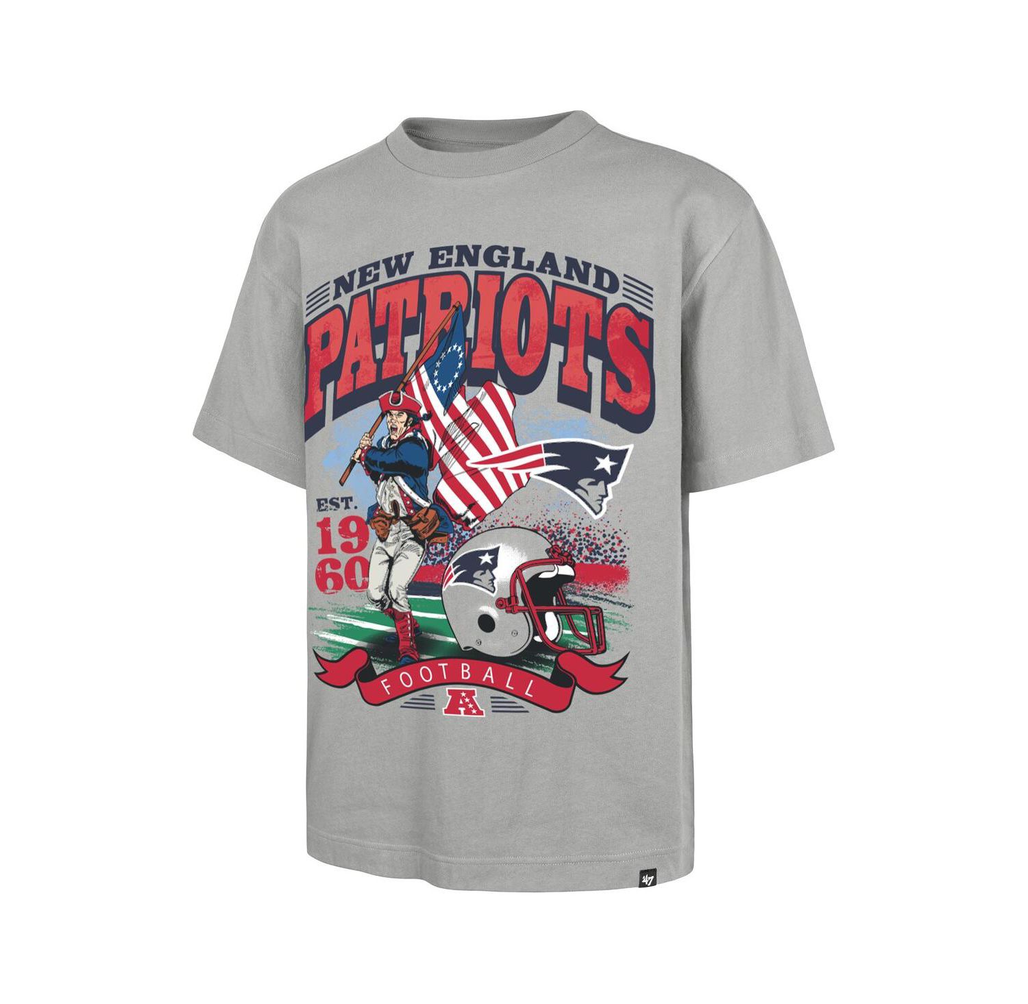 Men's Gray New England Patriots Regional Foundation T-Shirt