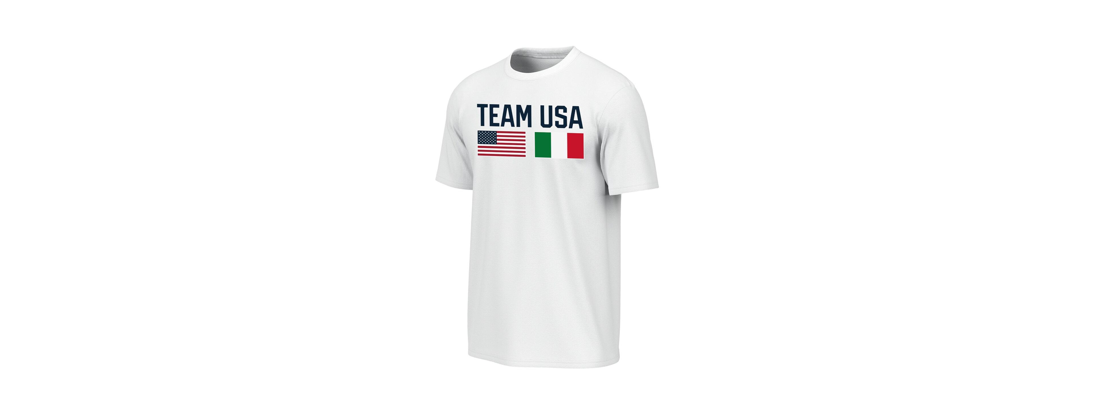 Outerstuff Men's White Team Usa Milano Cortina 2026 Winter Olympics T-Shirt