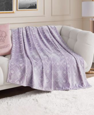 Printed Plush Oversized Throw, 60" x 70"