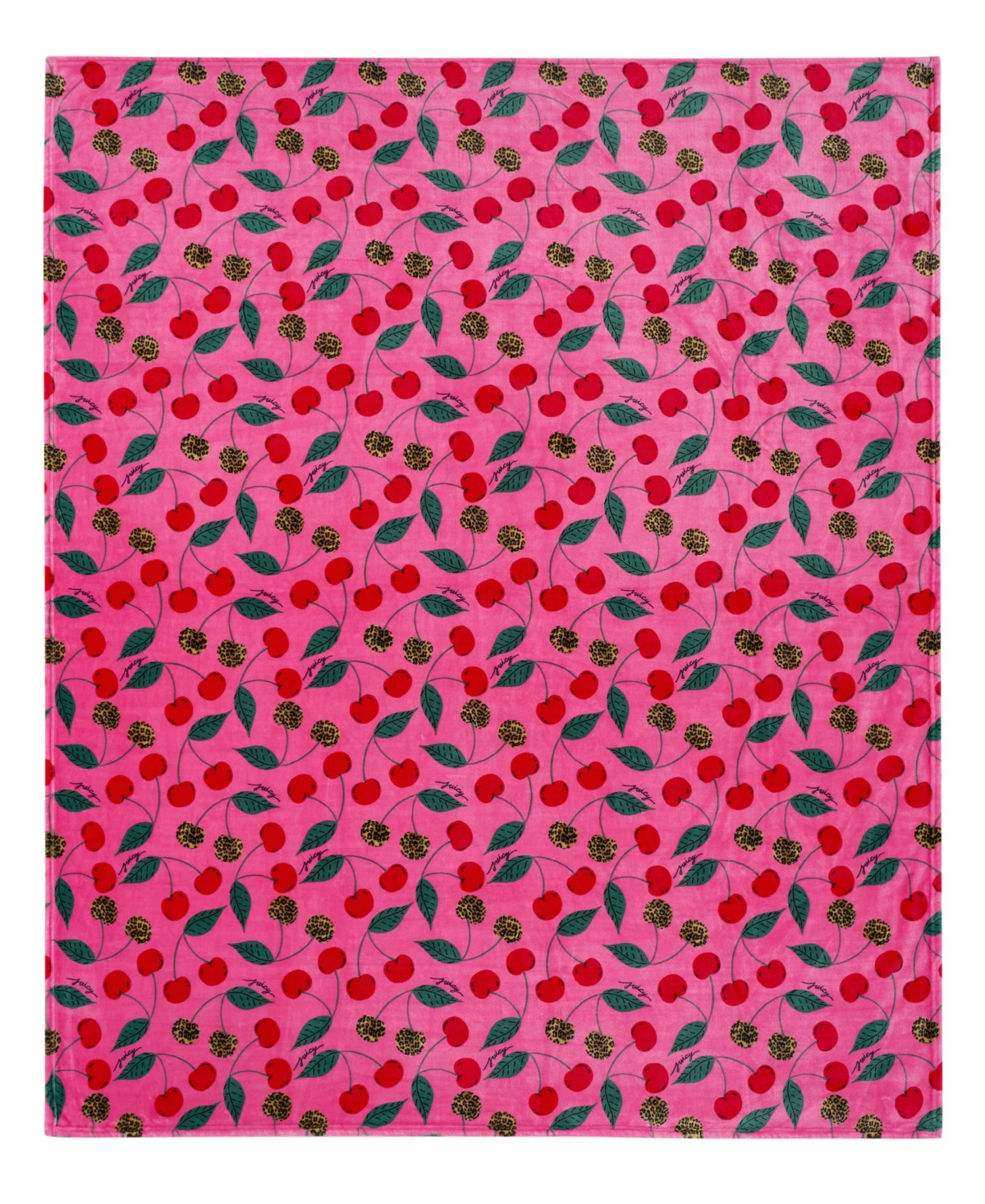 Juicy Couture Embossed Plush Oversized Throw, 60" x 70"