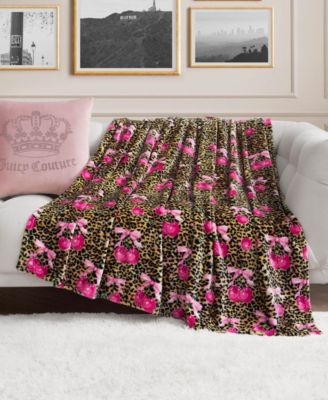 Printed Plush Oversized Throw, 60" x 70"