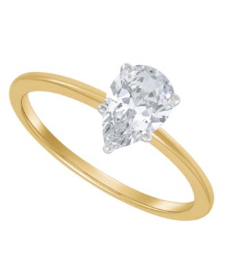 IGI Certified Lab Grown Diamond Solitaire Engagement Ring (1 ct. t.w.) in 14k White Gold or 14k Two Tone Gold