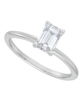 IGI Certified Lab Grown Diamond Solitaire Engagement Ring (1 ct. t.w.) in 14k Yellow and White Gold or 14k White Gold