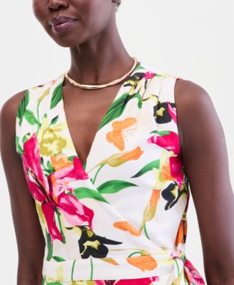 Women's Sleeveless Asymmetric Dress