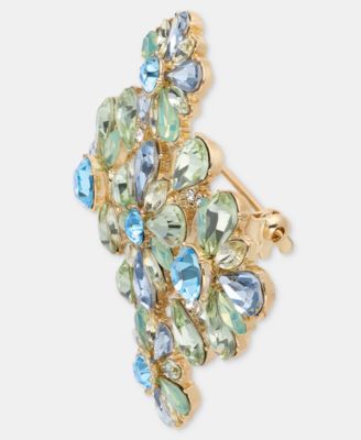 Crystal Cluster Flower Pin