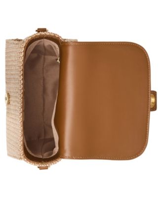 Jadev Straw Top Handle Mini Satchel Bag