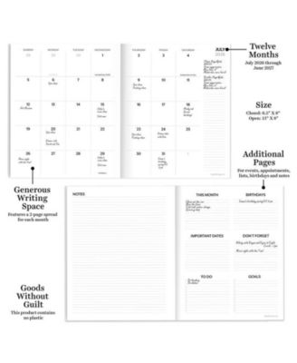 July 2026 - June 2027 Camo Medium Monthly Planner