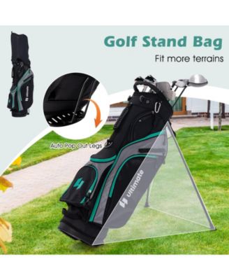 11-Piece Complete Golf Club Set, Blue