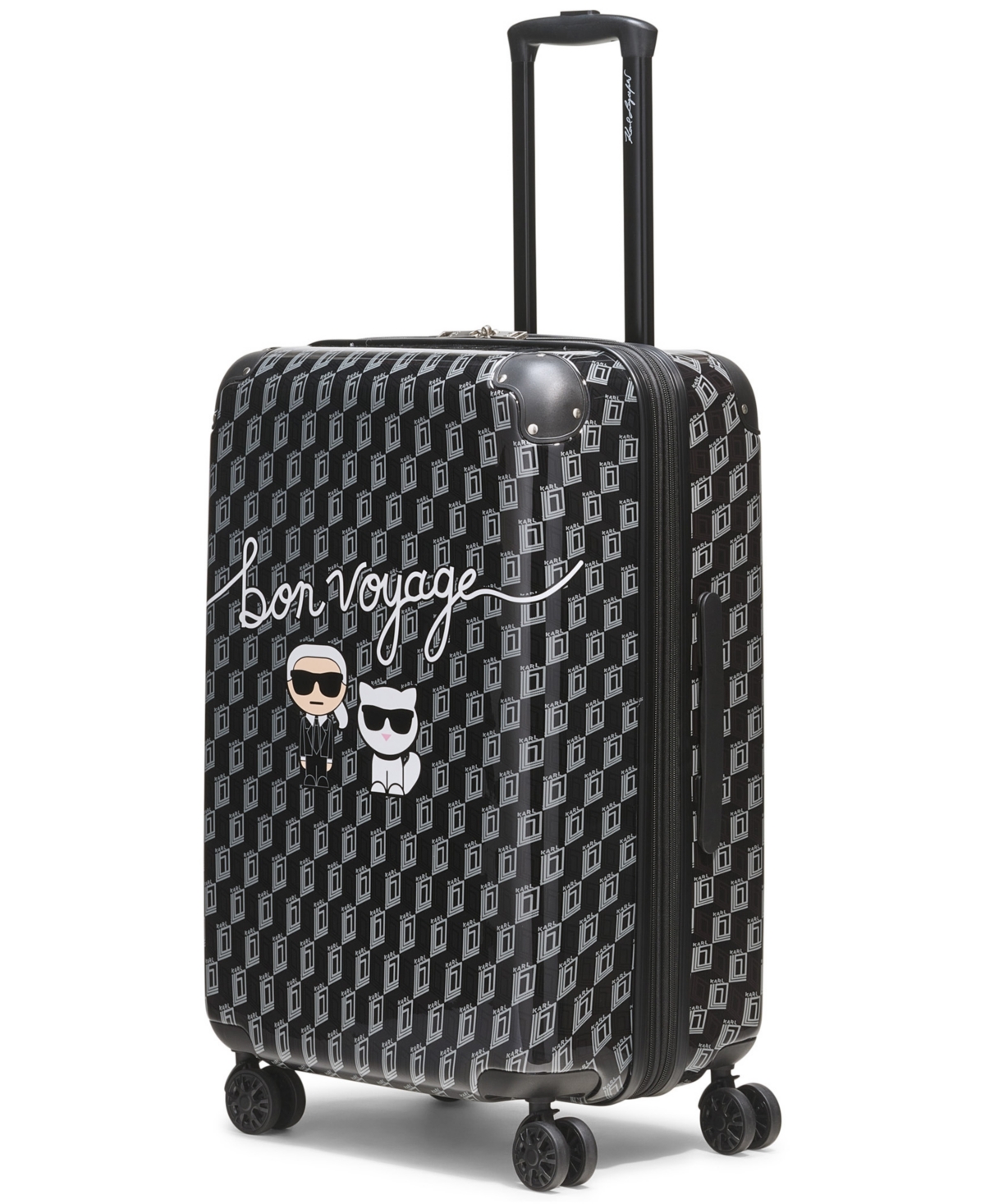 Karl Lagerfeld Paris Bon Voyage Medium Upright Suitcase