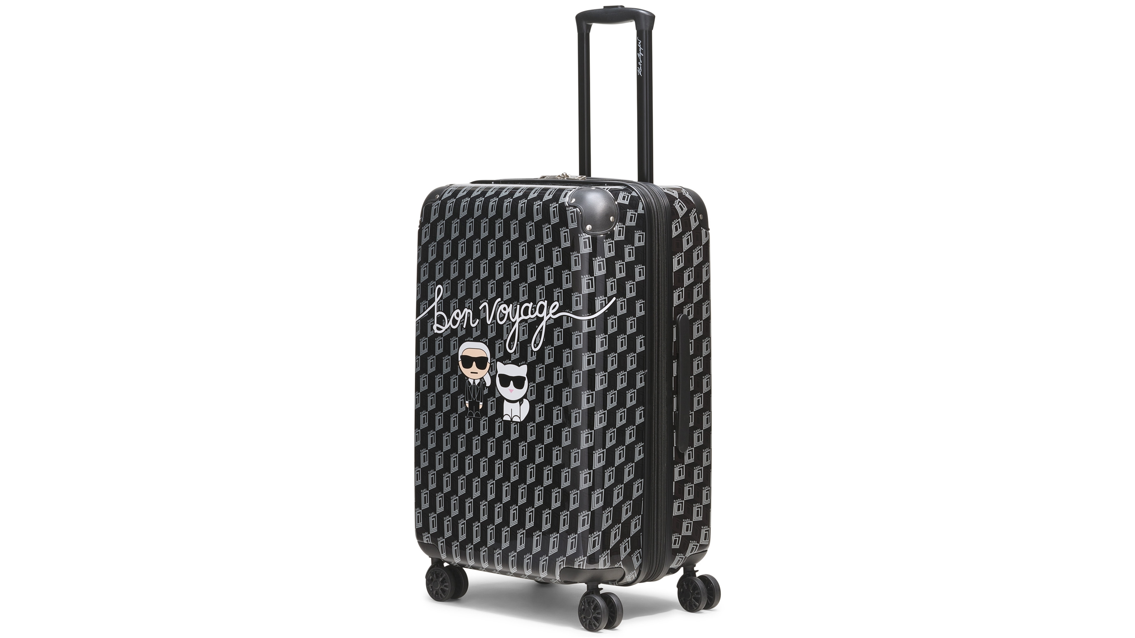 Karl Lagerfeld Paris Bon Voyage Medium Upright Suitcase
