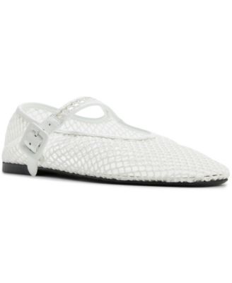 Women's Alissie Mesh Almond Toe Ballerinas Flats