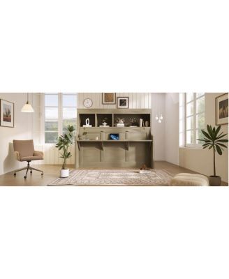 Twin Over Full Metal Bunk Bed with Ladder & Safety Rail