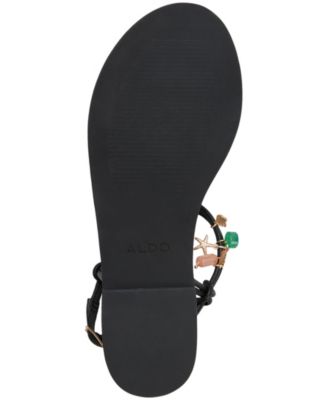 Women's Seajewels T-Strap Round Toe Flat Sandals