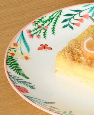 First Blooms Accent Plates, Set of 4, Service for 4