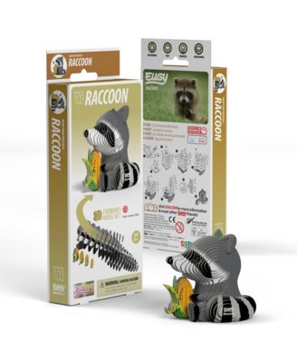Raccoon 3D Puzzle Craft Model Kit