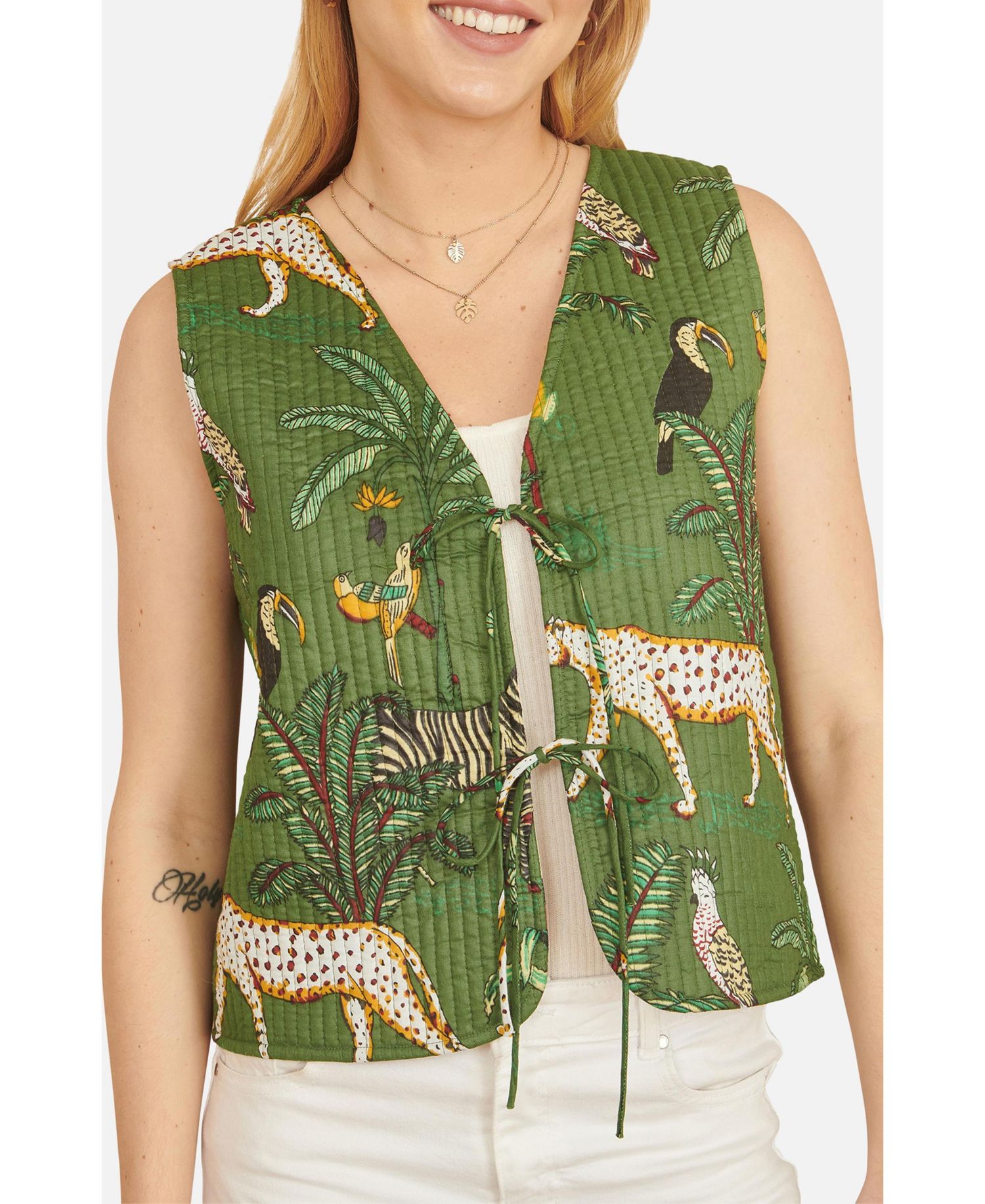 Women's Reversible Cotton Quilted Jacket