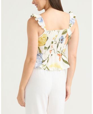 Women's Ruffle Sleeve Top